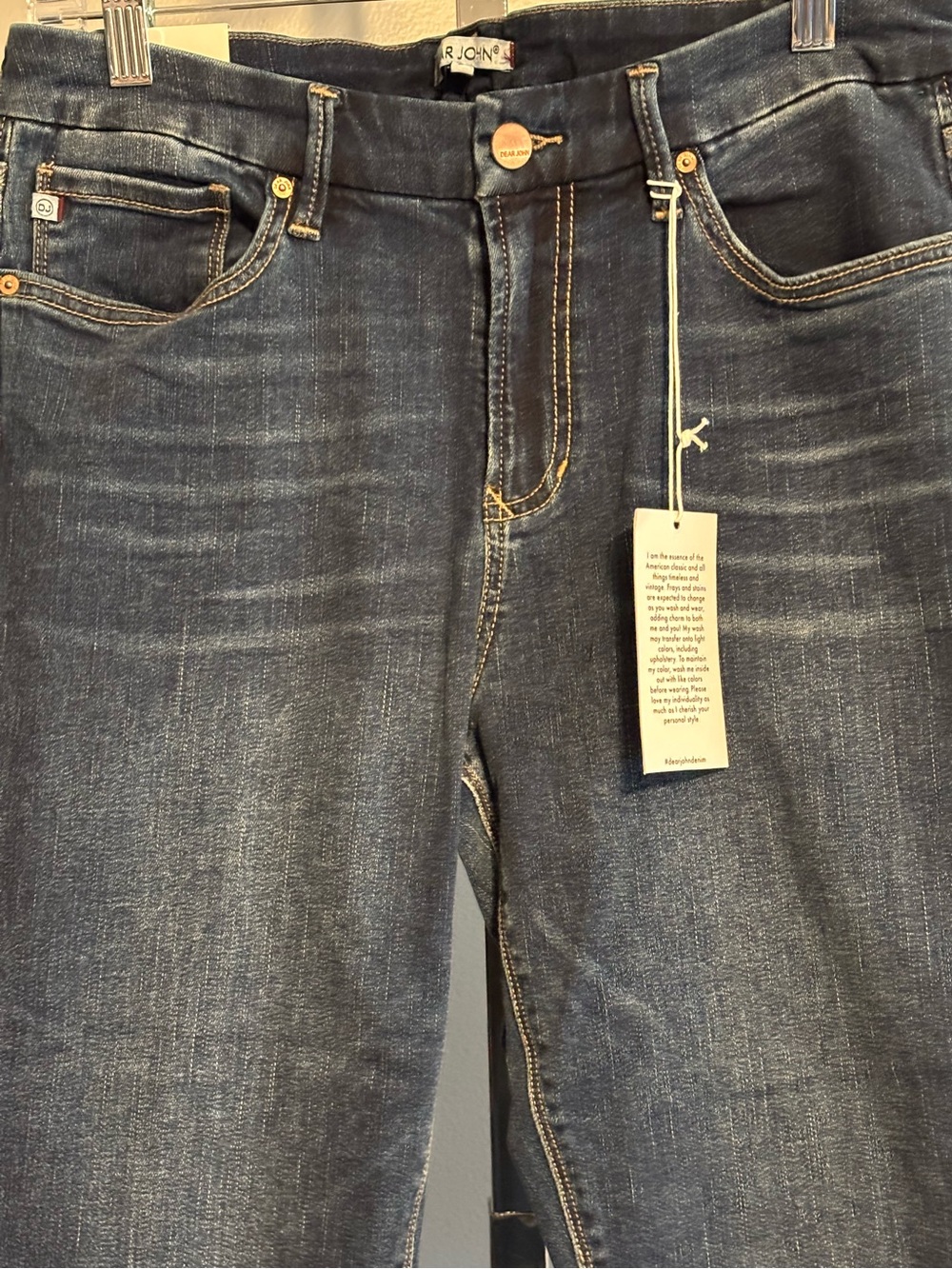 NEW!! Dear John Women’s Sz 31 Gisele High Waisted Skinny Stretch Denim Jeans - Picture 5 of 11